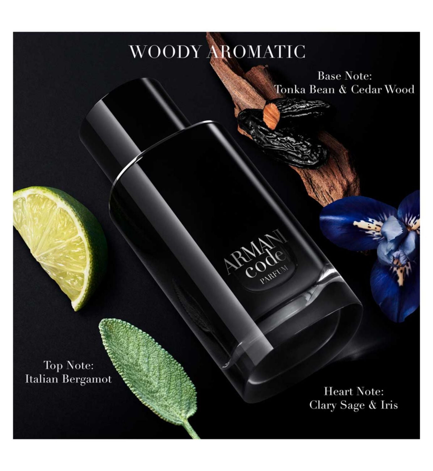 Armani Code Parfum fragrance 125ml, imported from the UK