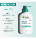 Garnier Salicylic Face Cleanser 250ml, imported from the UK
