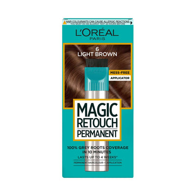 Boots L'Oreal Paris Magic Retouch Permanent Light Brown Root Concealer Spray 150ml- Buy online at McGrocer