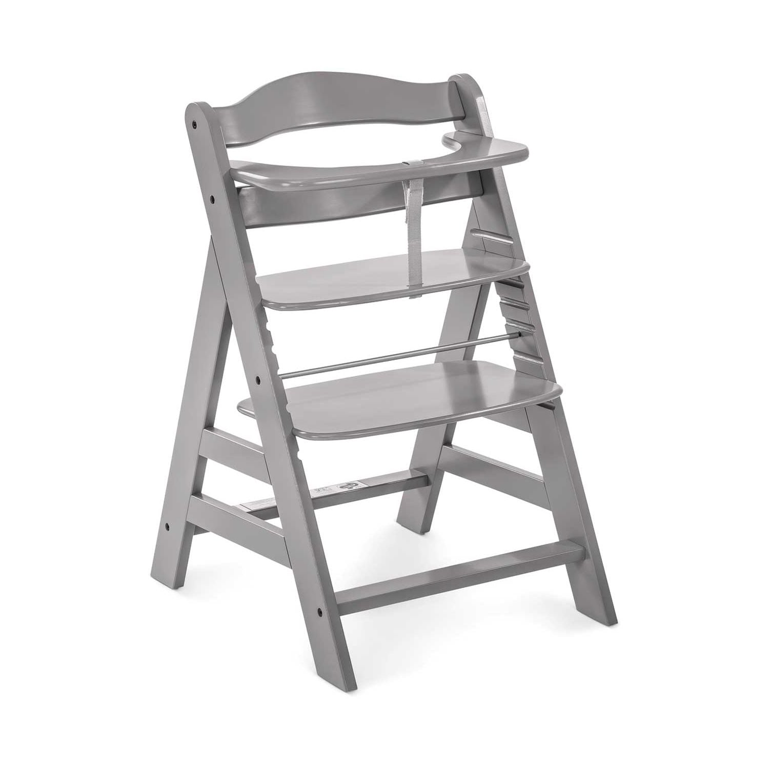 Hauck Alpha+ wooden highchair grey, imported from the UK
