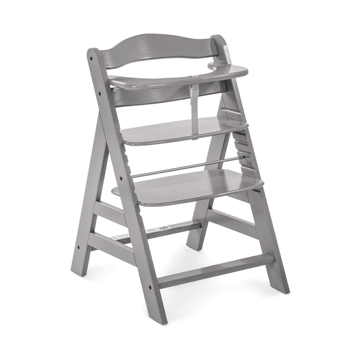 Hauck Alpha+ wooden highchair grey, imported from the UK