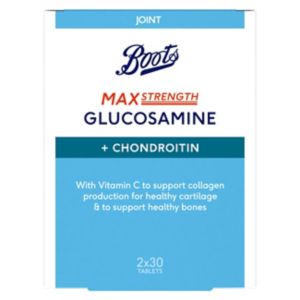 Boots Boots Glucosamin & Chondroitin Duo Gelenkpflege-Nahrungsergänzungsmittel 60 Tabletten- Online bei McGrocer kaufen