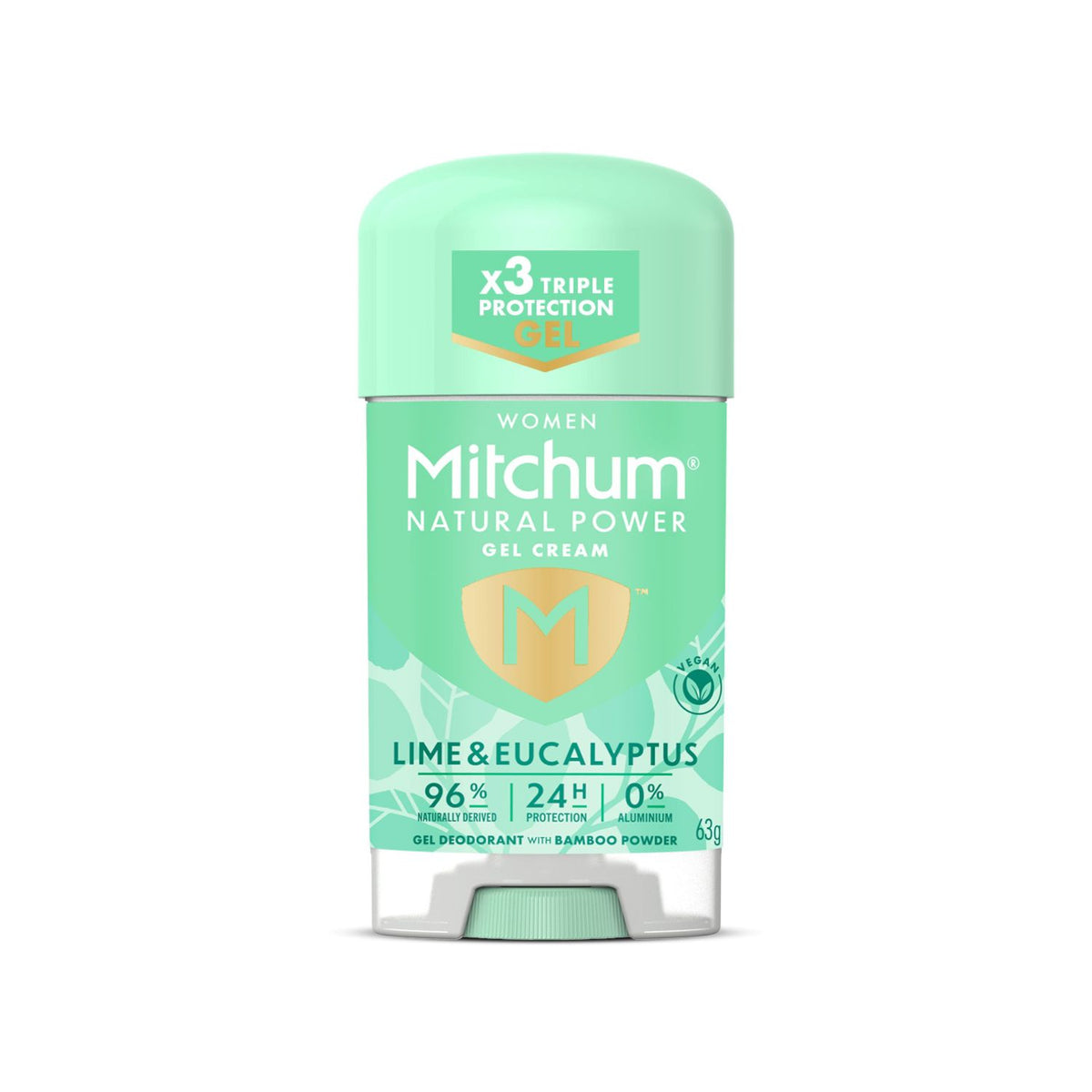 Mitchum gel deodorant lime eucalyptus 63g, UK version