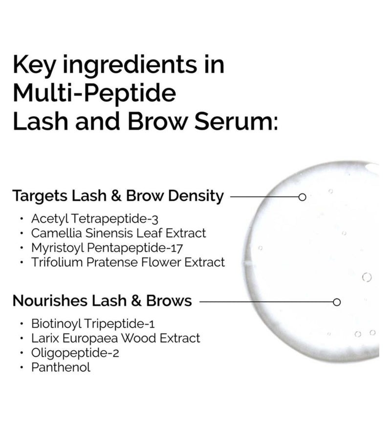 The Ordinary multi-peptide lash and brow serum 5ml, UK version