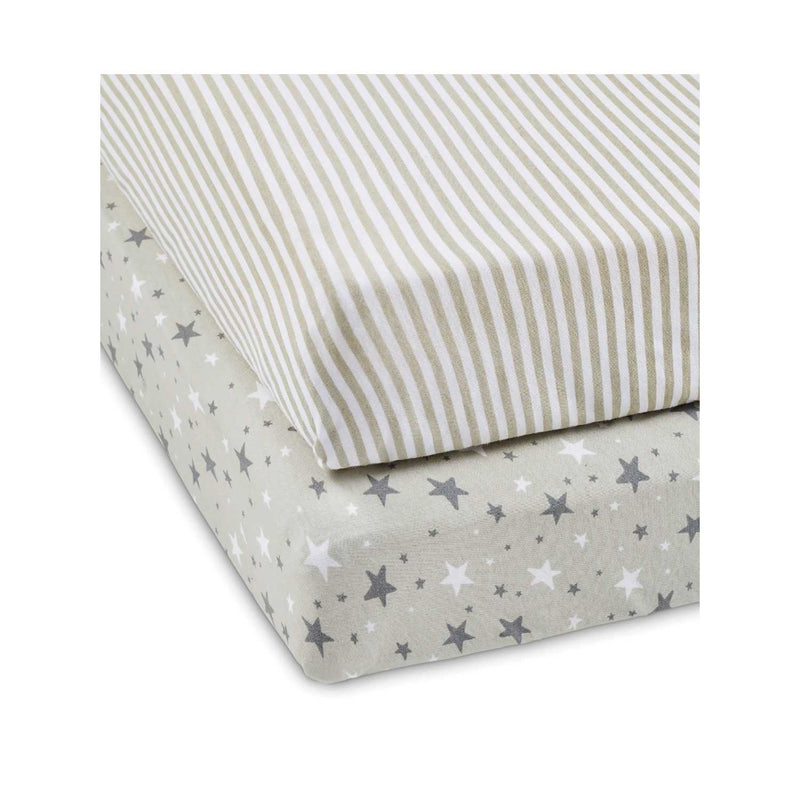 Ickle Bubba fitted cotbed sheets Cosmic Aura 2 pack, UK version