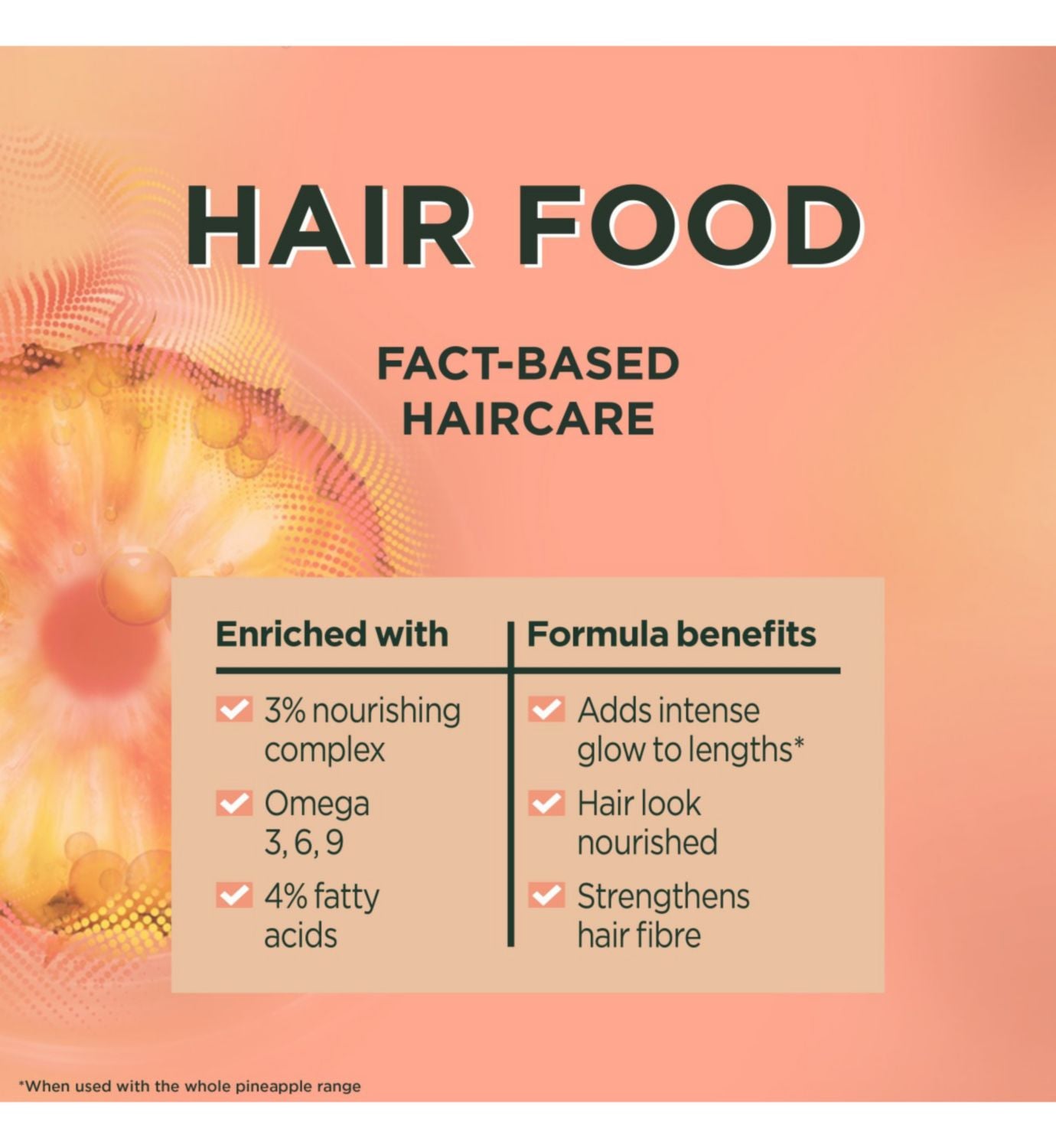 Garnier Hair Food Pineapple Amla Conditioner 350ml - British product