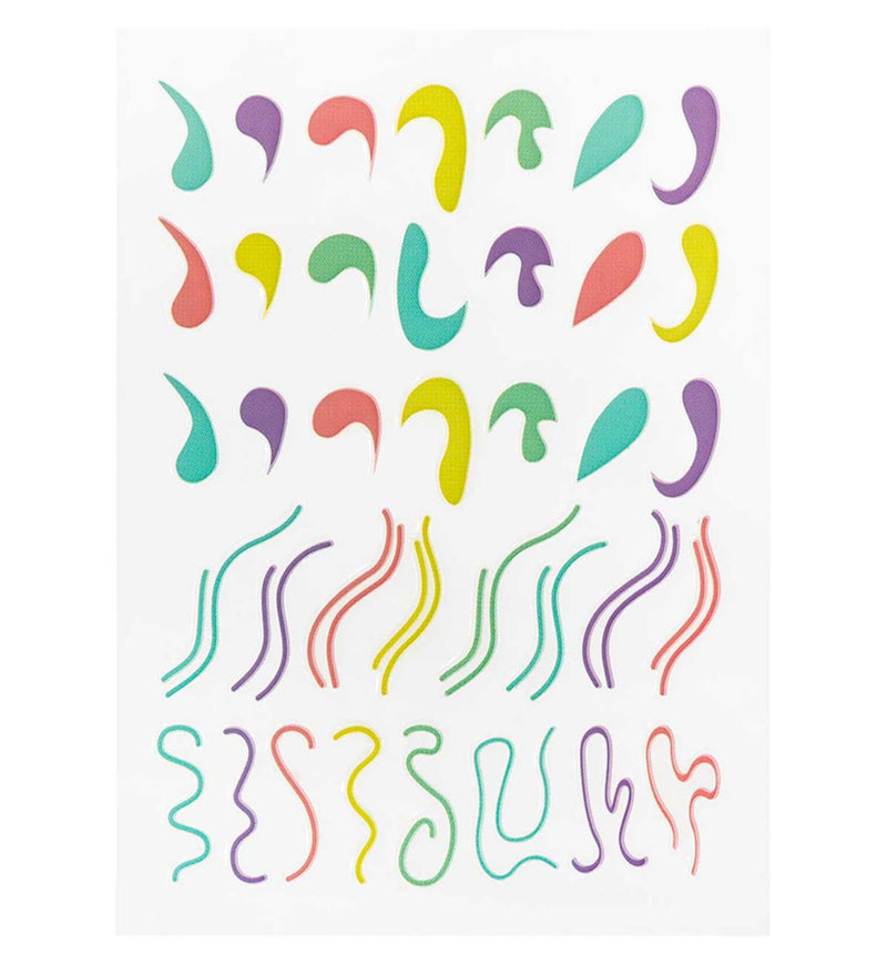 Nail Stickers Design 2 Self Adhesive Nail Art, imported from the UK