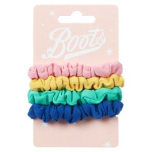 Boots Kids Bright Scrunnchies Coloured 4 Pack