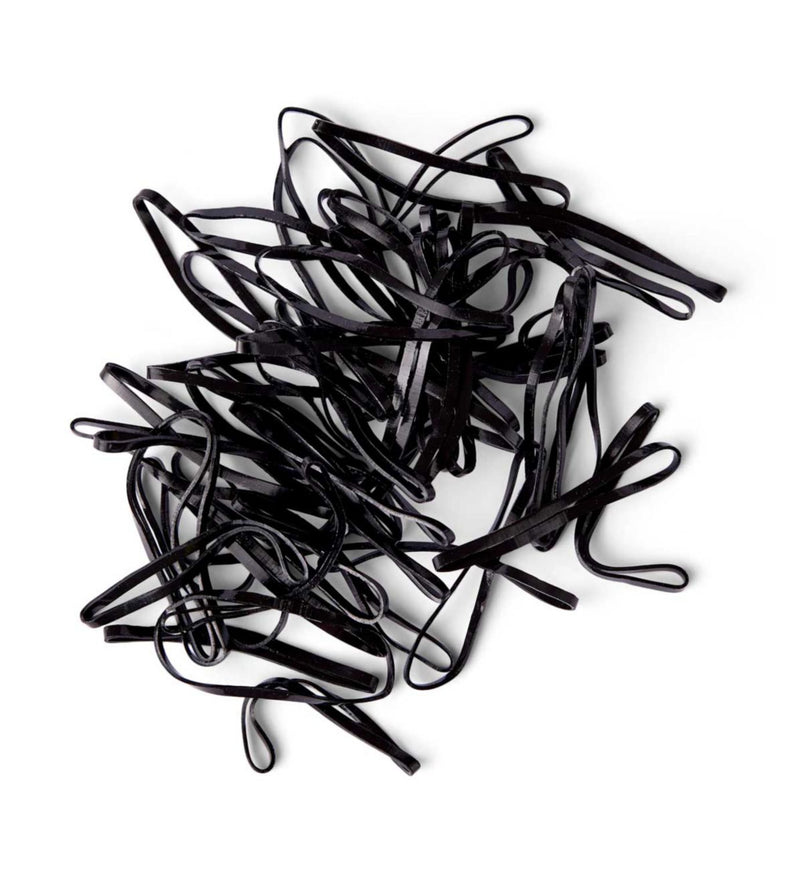 Boots Polybands Black Hair Bands Vintage Style - British product