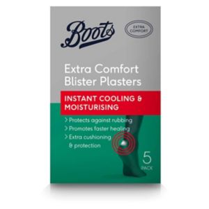 Pansements anti-ampoules Boots Extra Comfort, lot de 5