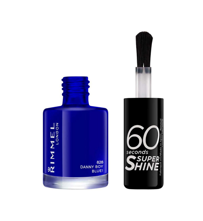 Rimmel nail polish Danny Boy Blue, imported from the UK