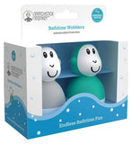 Matchstick Monkey Bathtime Wobblers - Cool Grey  Green