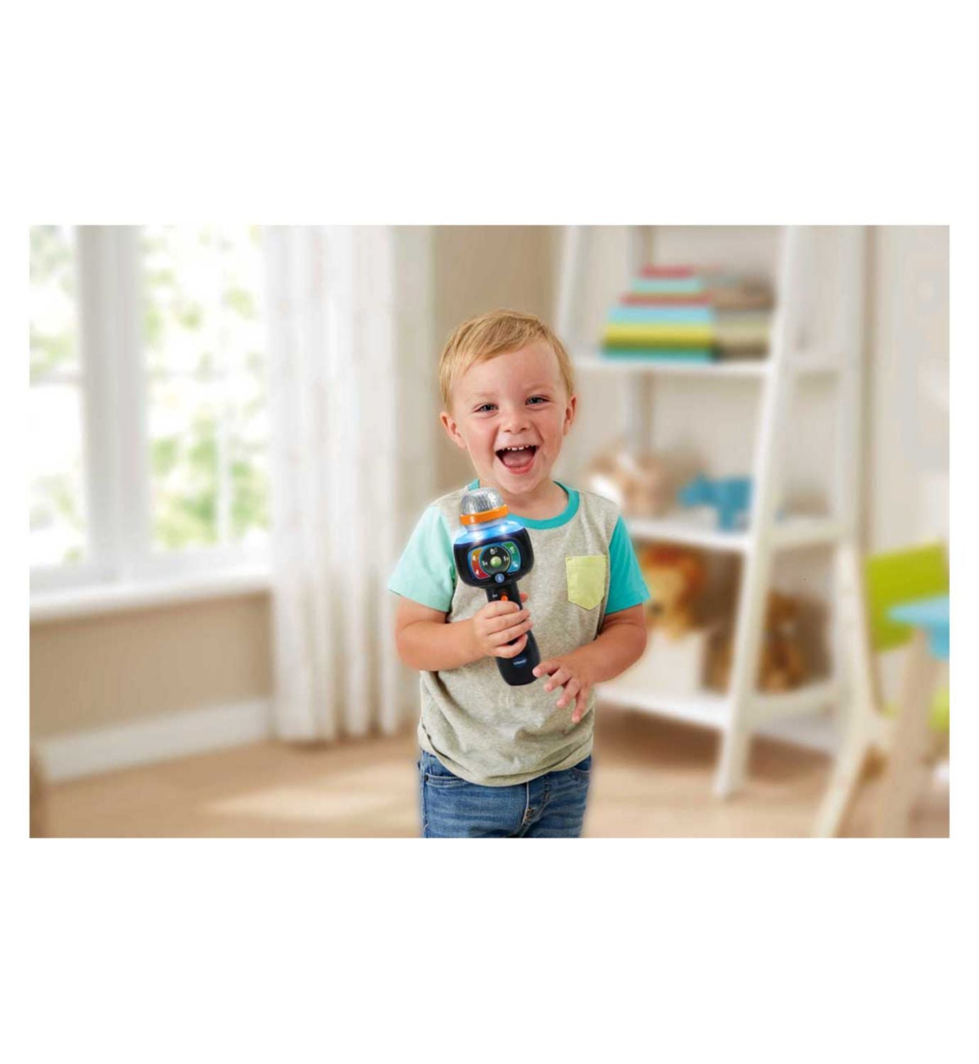VTech Singing Sounds Microphone for kids, imported from the UK