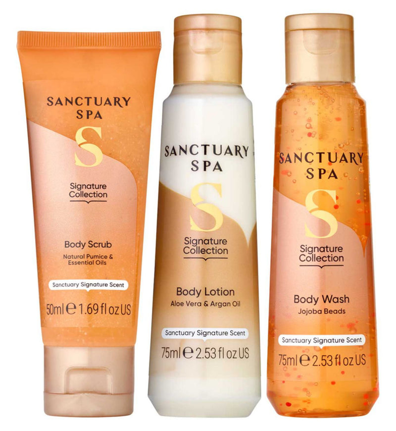 Sanctuary Spa Me Time Minis gift set, imported from the UK