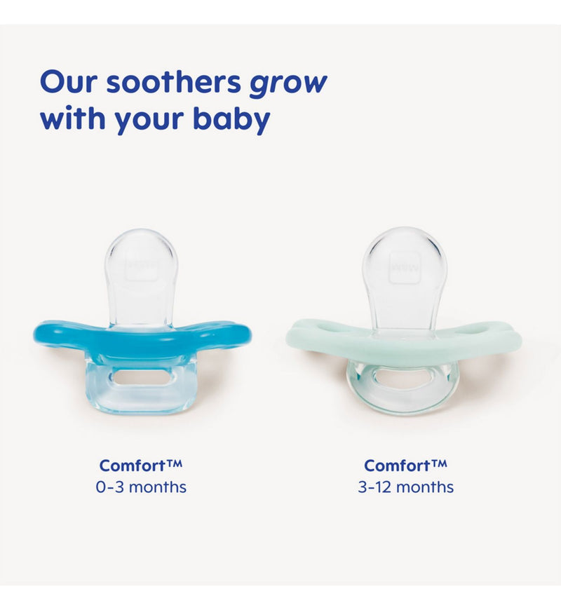MAM Comfort soother 2 pack 3-12 months, UK version
