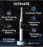 Oral-B iO10 electric toothbrush Stardust White, imported from the UK