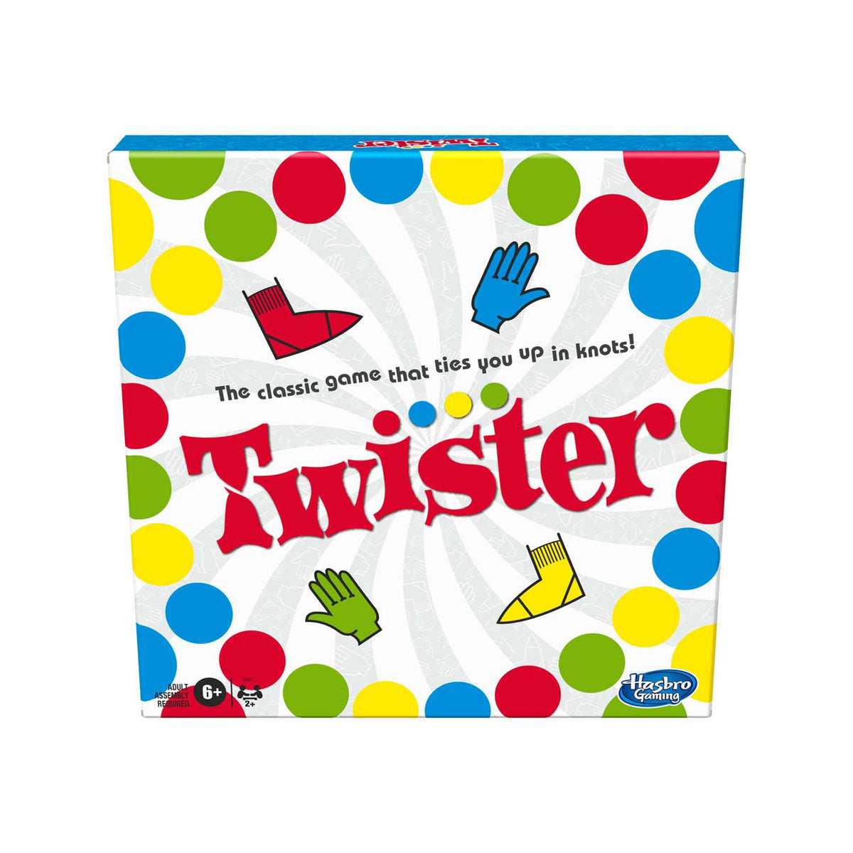 Twister classic party game for family fun (British brand)