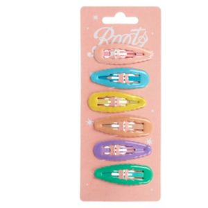 Boots Kids Lot de 6 barrettes à pression en résine époxy pastel