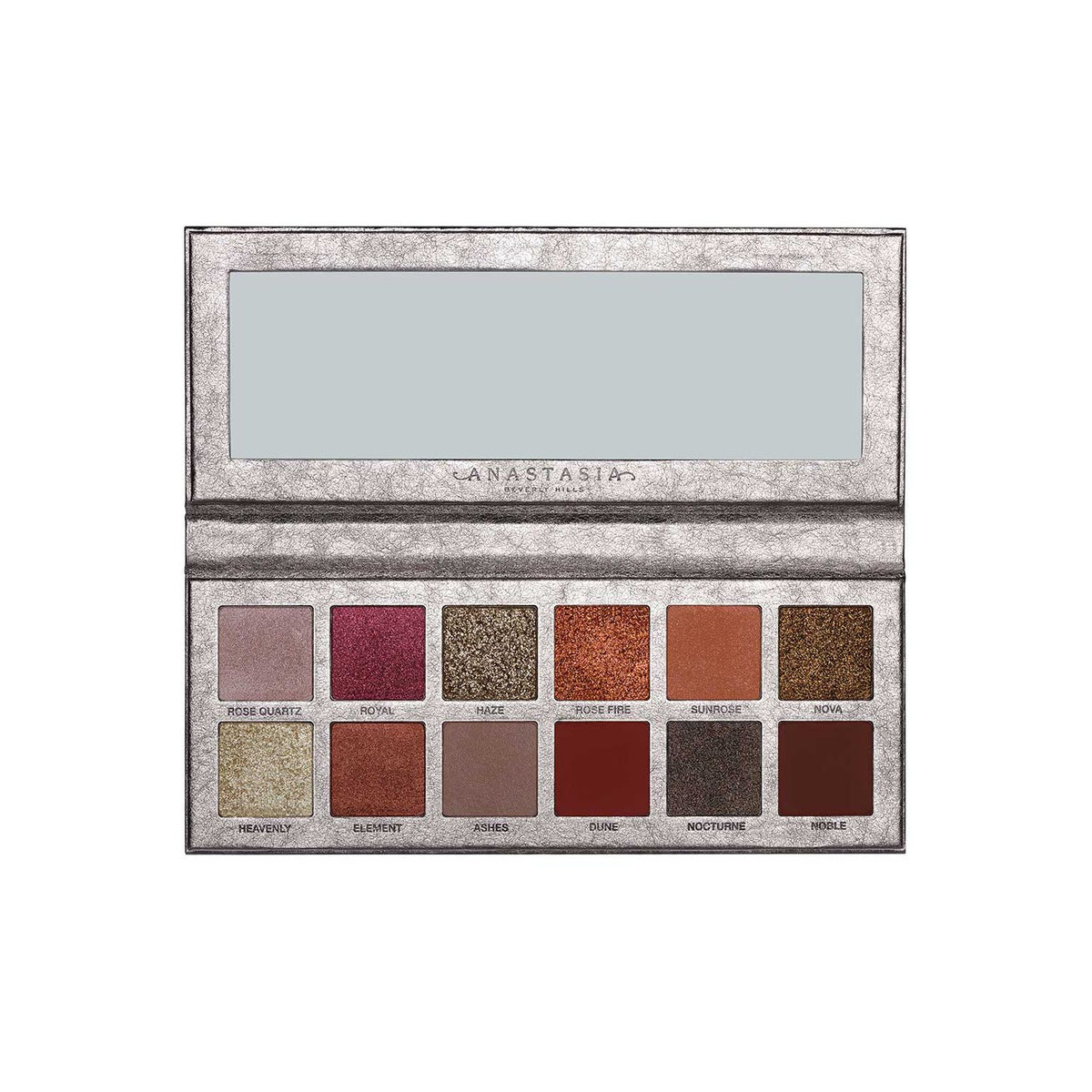 Palette de fards à paupières Anastasia Beverly Hills Rose Metals 12 teintes - Produit britannique