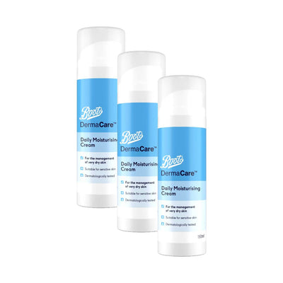 Boots Boots DermaCare Daily Moisturising Cream 150ml x 3 Bundle- Buy online at McGrocer
