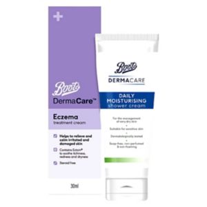 Boots DermaCare Eczema Bundle Steroid-Free 30ml 250ml - British product