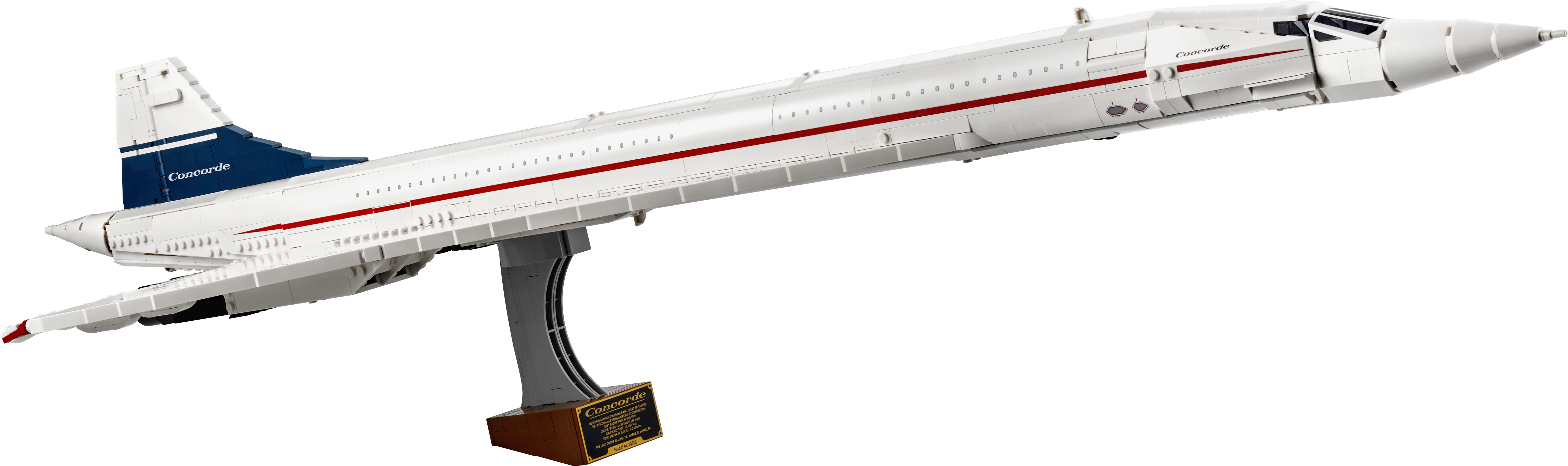 LEGO Concorde airplane model 2083 pieces - British product