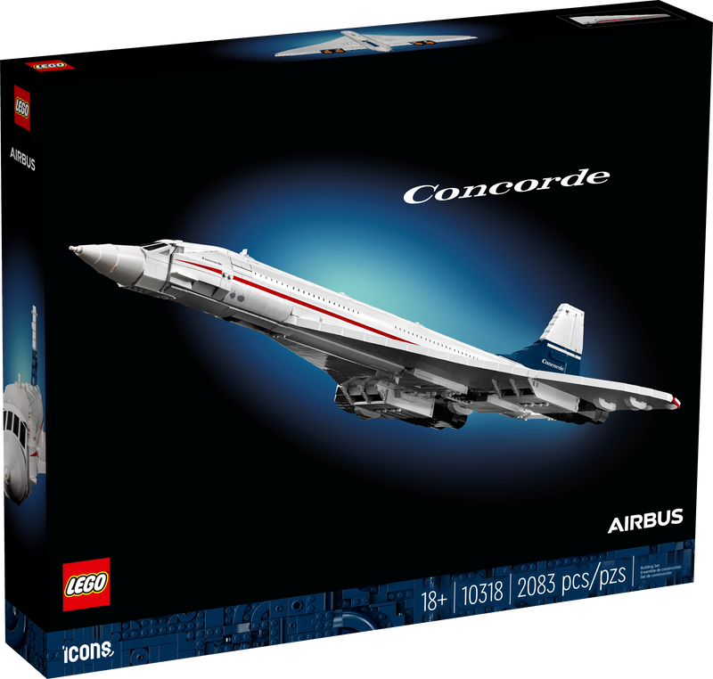 LEGO Concorde airplane model 2083 pieces - British product