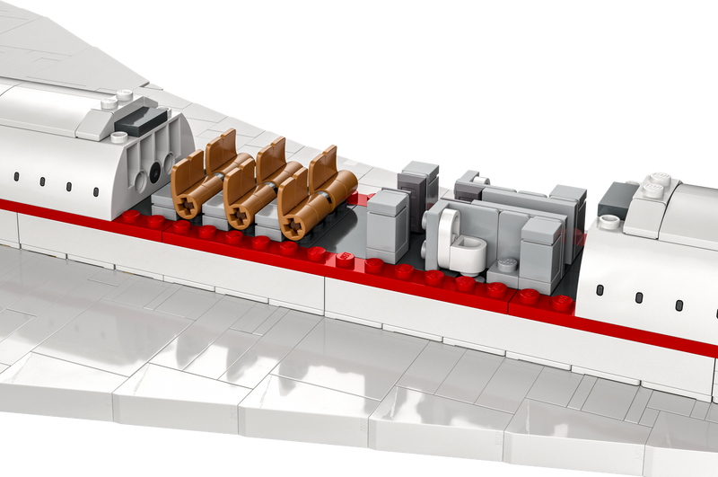 LEGO Concorde airplane model 2083 pieces - British product