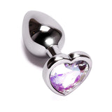 Ann Summers small heart metal butt plug silver (British brand)