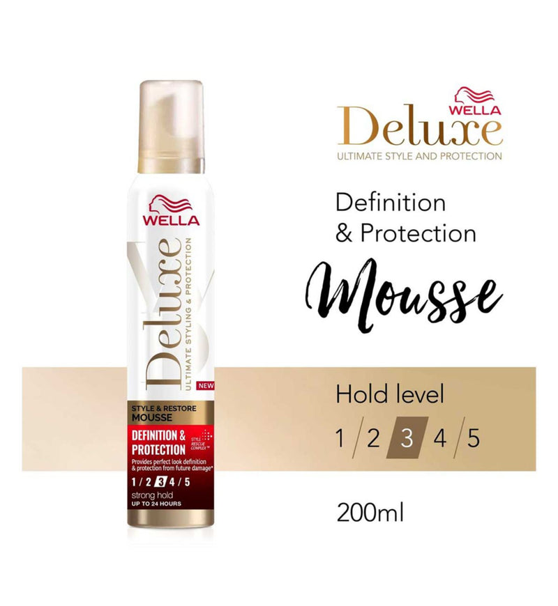 Wella Deluxe Definition Mousse 200ml, UK version
