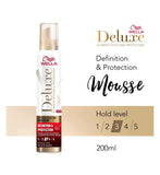 Wella Deluxe Definition Mousse 200ml, UK version