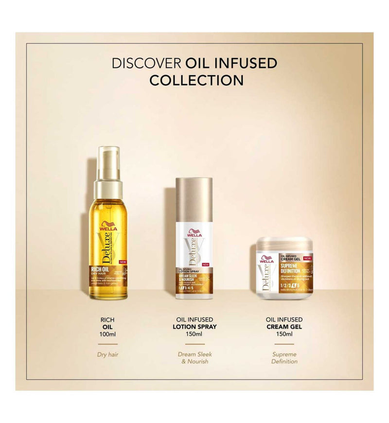 Wella Deluxe Rich Oil 100ml nourishing hair oil - British product