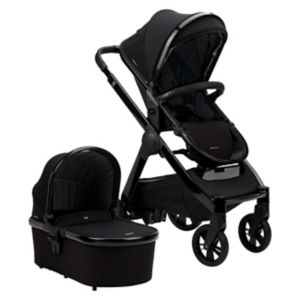 Bababing Raffi Kinderwagen 3-in-1 Reisesystem Glas Schwarz