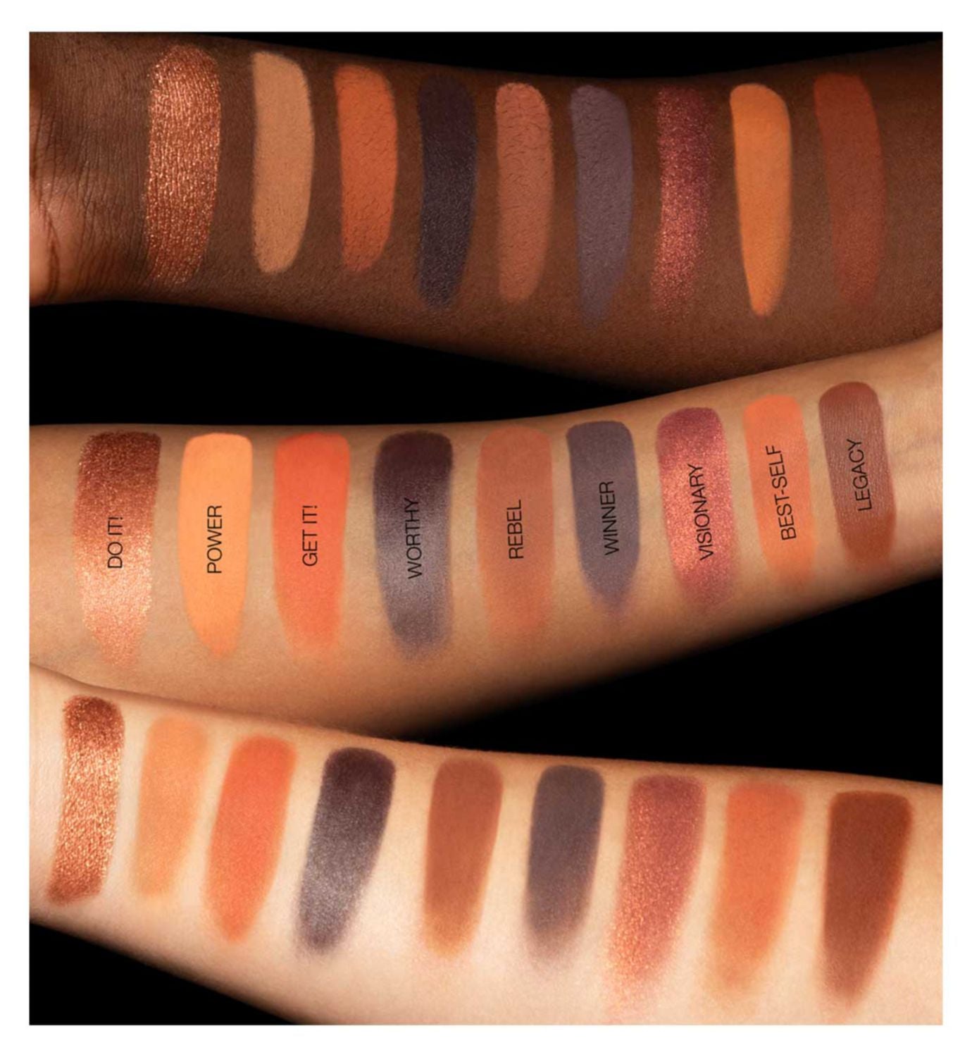 Huda Beauty Empowered Eyeshadow Palette 18 shades - British product