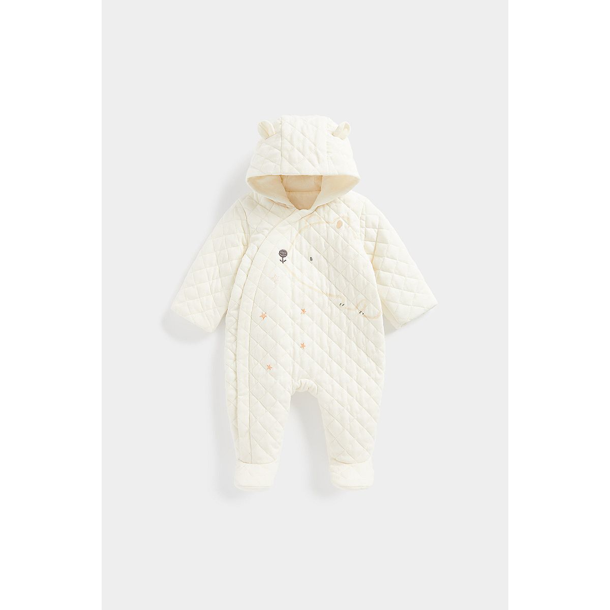 My First Bear Quilted Pramsuit GOODS Boots   