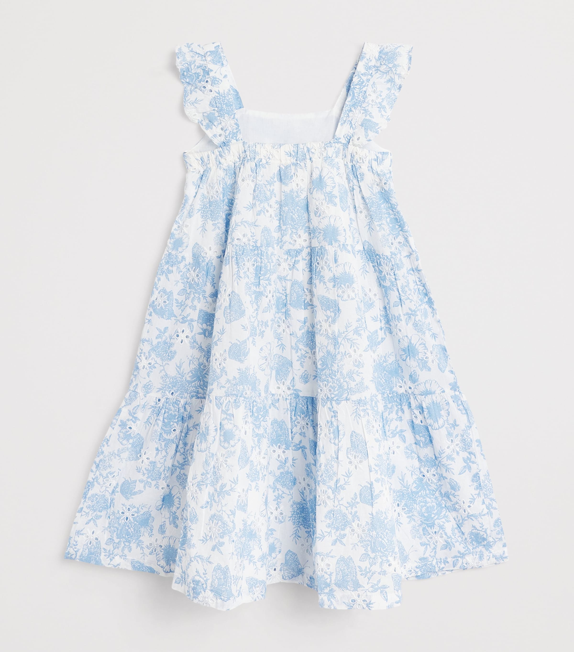 Tartine et Chocolat floral tiered cotton dress for girls aged 2-12 years (British brand)