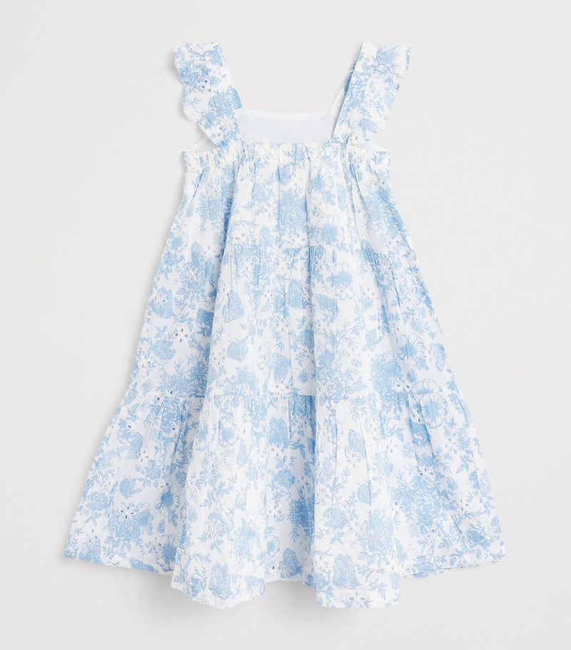 Tartine et Chocolat floral tiered cotton dress for girls aged 2-12 years (British brand)