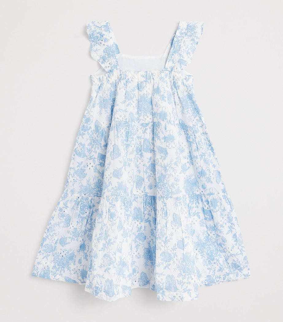 Tartine et Chocolat floral tiered cotton dress for girls aged 2-12 years (British brand)