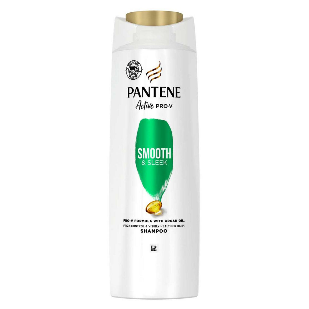 Pantene Pro-V Smooth & Sleek Shampoo, For Dull & Frizzy Hair 450ml