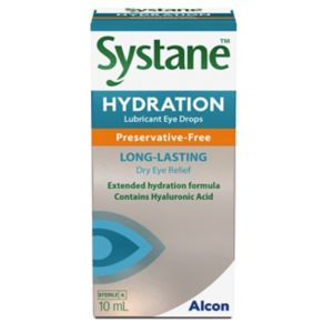 Systane Hydration Preservative Free Lubricant Eye Drops 10ml