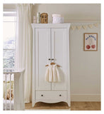 CuddleCo Clara Double Wardrobe White - British product