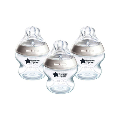 Boots Tommee Tippee Natural Start Anti-Colic Baby Bottle, Slow Flow Breast-Like Teat, Pack of 3- Buy online at McGrocer