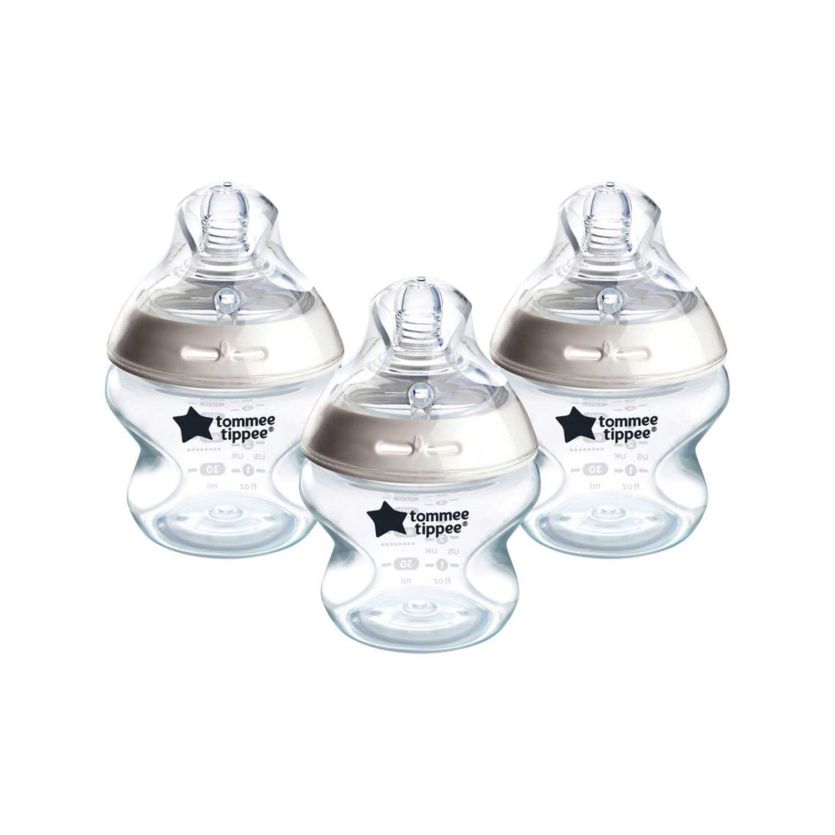 Tommee Tippee Natural Start anti-colic baby bottle pack of 3, UK version