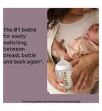 Tommee Tippee Natural Start anti-colic baby bottle pack of 3, UK version
