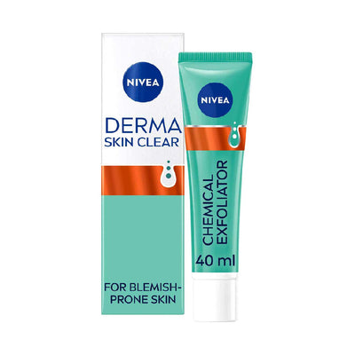 Boots NIVEA Derma Skin Clear Chemical Exfoliator with Salicylic Acid 40ml- Buy online at McGrocer
