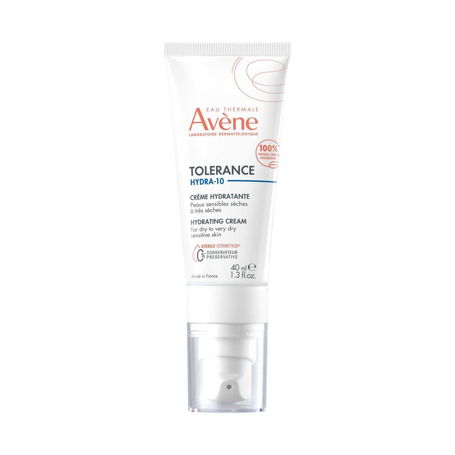 Avène Tolerance Hydra-10 Hydrating Cream for Sensitive Skin 40ml - British product