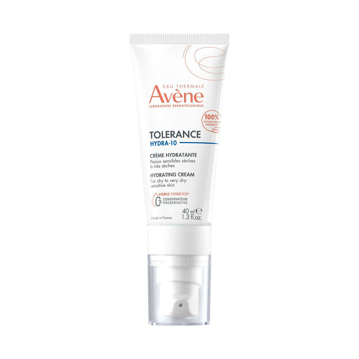 Avène Tolerance Hydra-10 Hydrating Cream for Sensitive Skin 40ml - British product