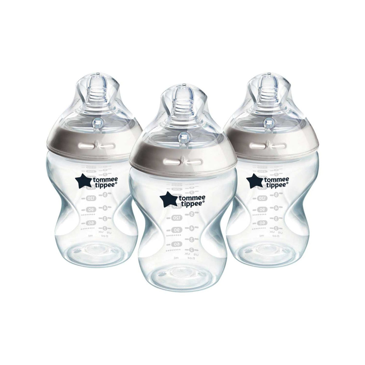 Tommee Tippee Baby Bottle Anti-Colic Slow Flow Pack of 3 (British brand)