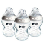 Tommee Tippee Natural Start Anti-Colic Baby Bottle Slow Flow Breast-Like Teat Anti-Colic Valve Self-Sterilising Pack of 3
