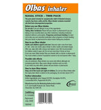 Olbas Inhaler twin pack nasal stick (British brand)